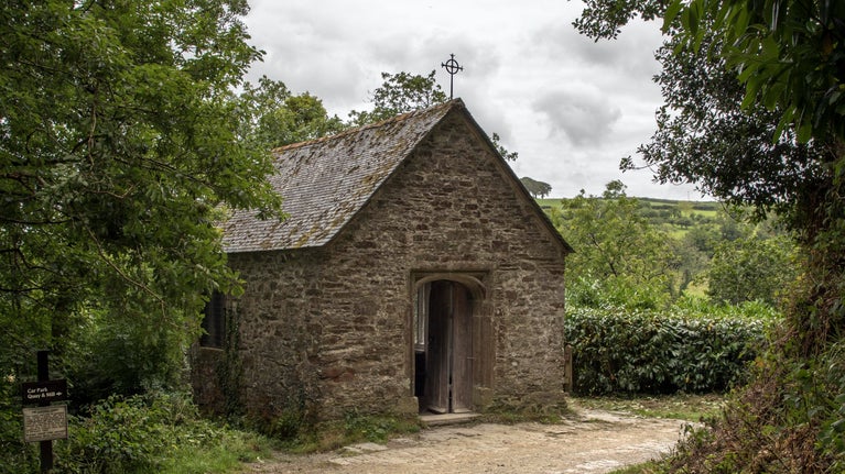 The chapel in the wood, Cotehele, Cornwall
